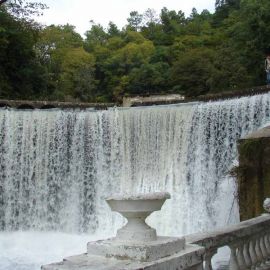 Рукотворный водопад абхазия (74 фото)