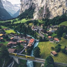 Долина лаутербруннен швейцария (55 фото)