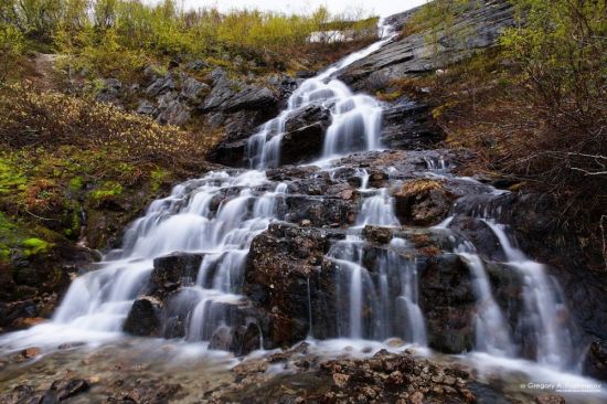 Водопады кольского полуострова (52 фото)