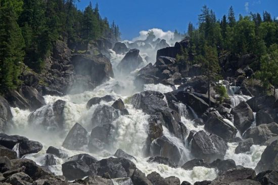 Водопады чулышманской долины (59 фото)