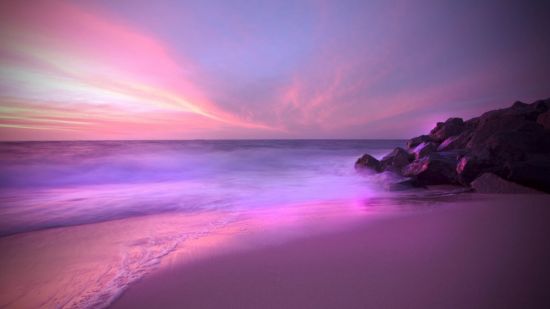 Фиолетовый пейзаж (56 фото)