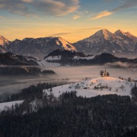 Закат в альпах (46 фото)