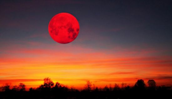 Красное небо ночью (65 фото)