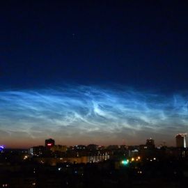 Серебристые облака ночью (55 фото)