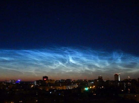 Серебристые облака ночью (55 фото)
