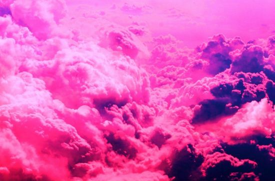 Розовое небо с облаками (49 фото)