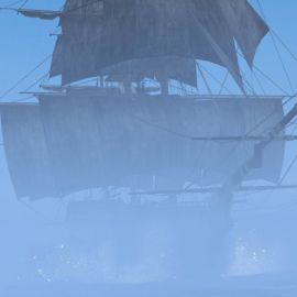 Корабль в тумане (50 фото)