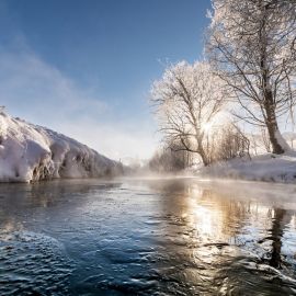 Холодная река (61 фото)