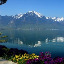 Швейцария голубое озеро (56 фото)