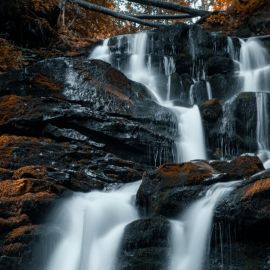 Белые водопады (39 фото)