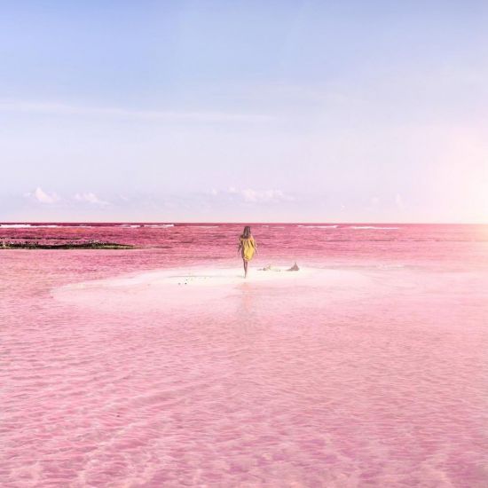 Розовый пляж индонезия (62 фото)