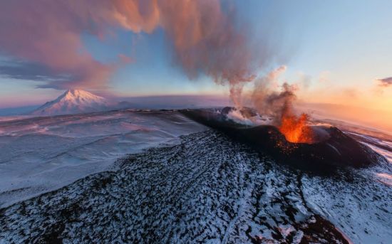 Ключевской вулкан на камчатке (58 фото)