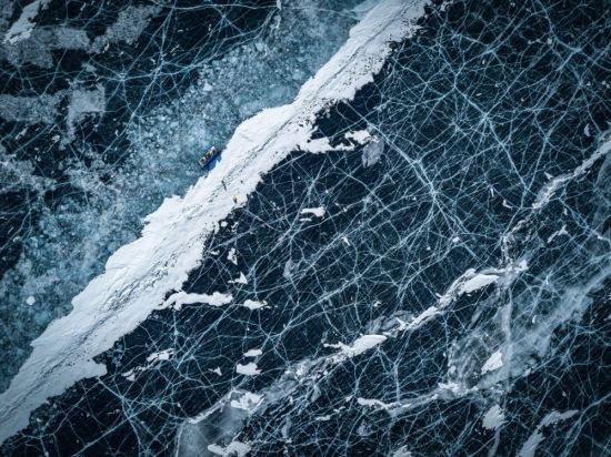 Лед на байкале в январе (53 фото)