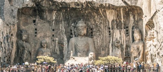 Пещера десяти тысяч будд китай (39 фото)