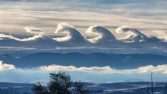 Слоистые облака зимой (30 фото)