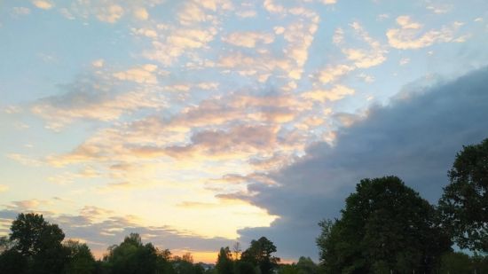 Утреннее небо с облаками (33 фото)