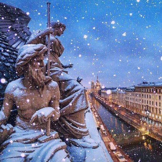 Петербург зимой (38 фото)