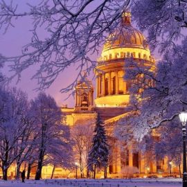 Красивые города зимой (42 фото)