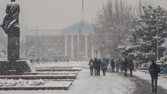 Бишкек зимой (38 фото)
