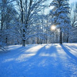 Зимушка зима пейзаж (36 фото)