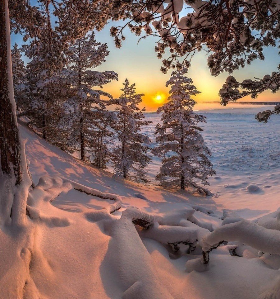 Карелия Ладожское озеро зима