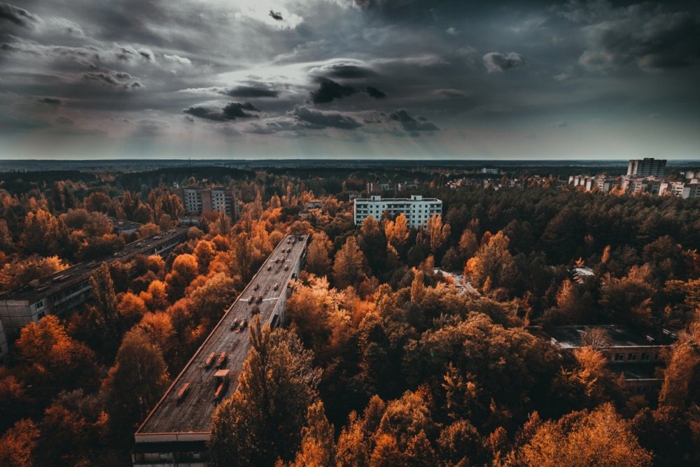 Панорамы Припяти ЧАЭС
