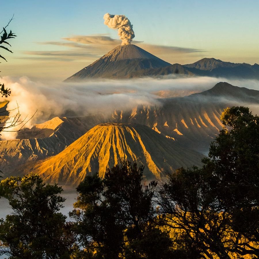 Вулкан на Бали Бромо