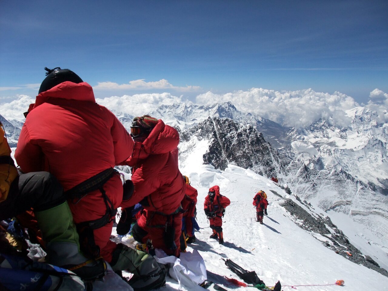 Вид на Эверест с Лхоцзе