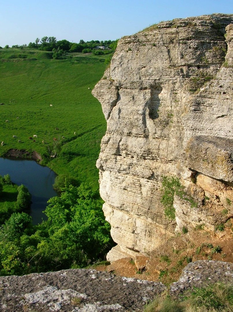 Воргольские скалы в Липецкой области