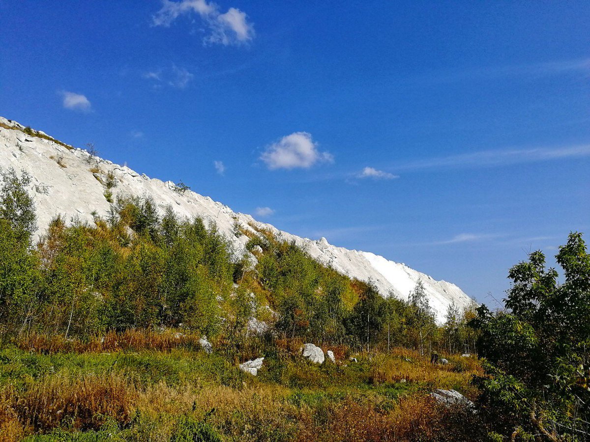 Белая гора летом