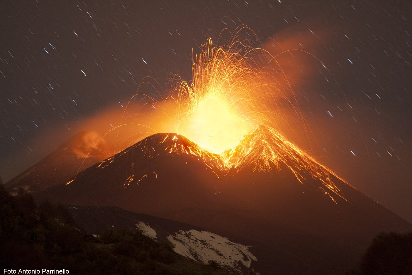 Вулкан Этна спящий