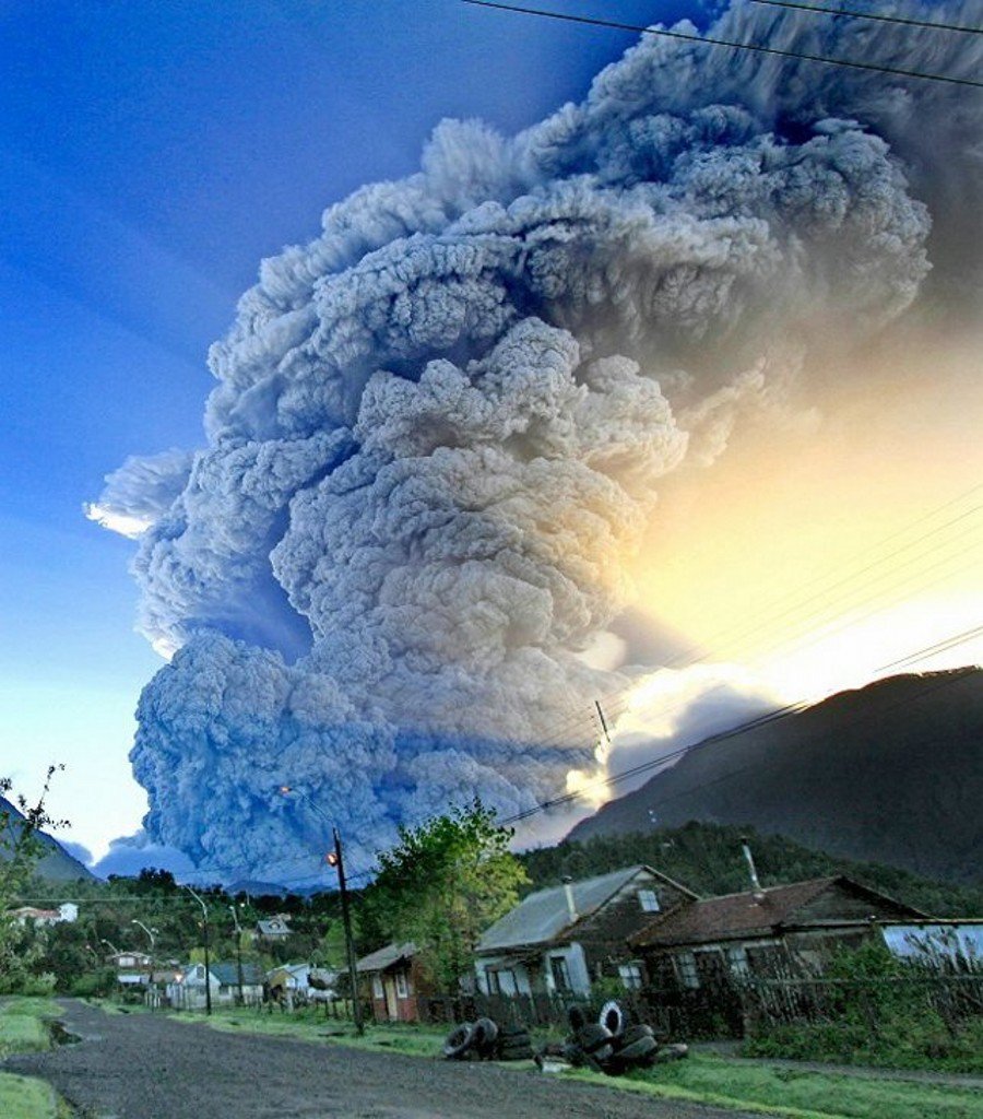 Извержение вулкана Чайтен