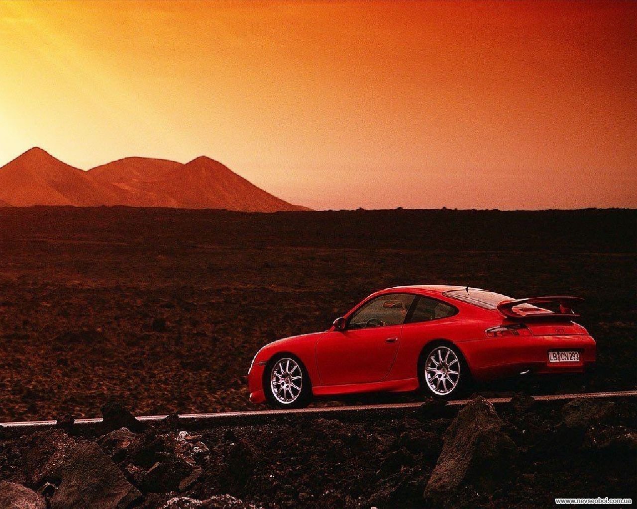 Porsche 911 Sunset