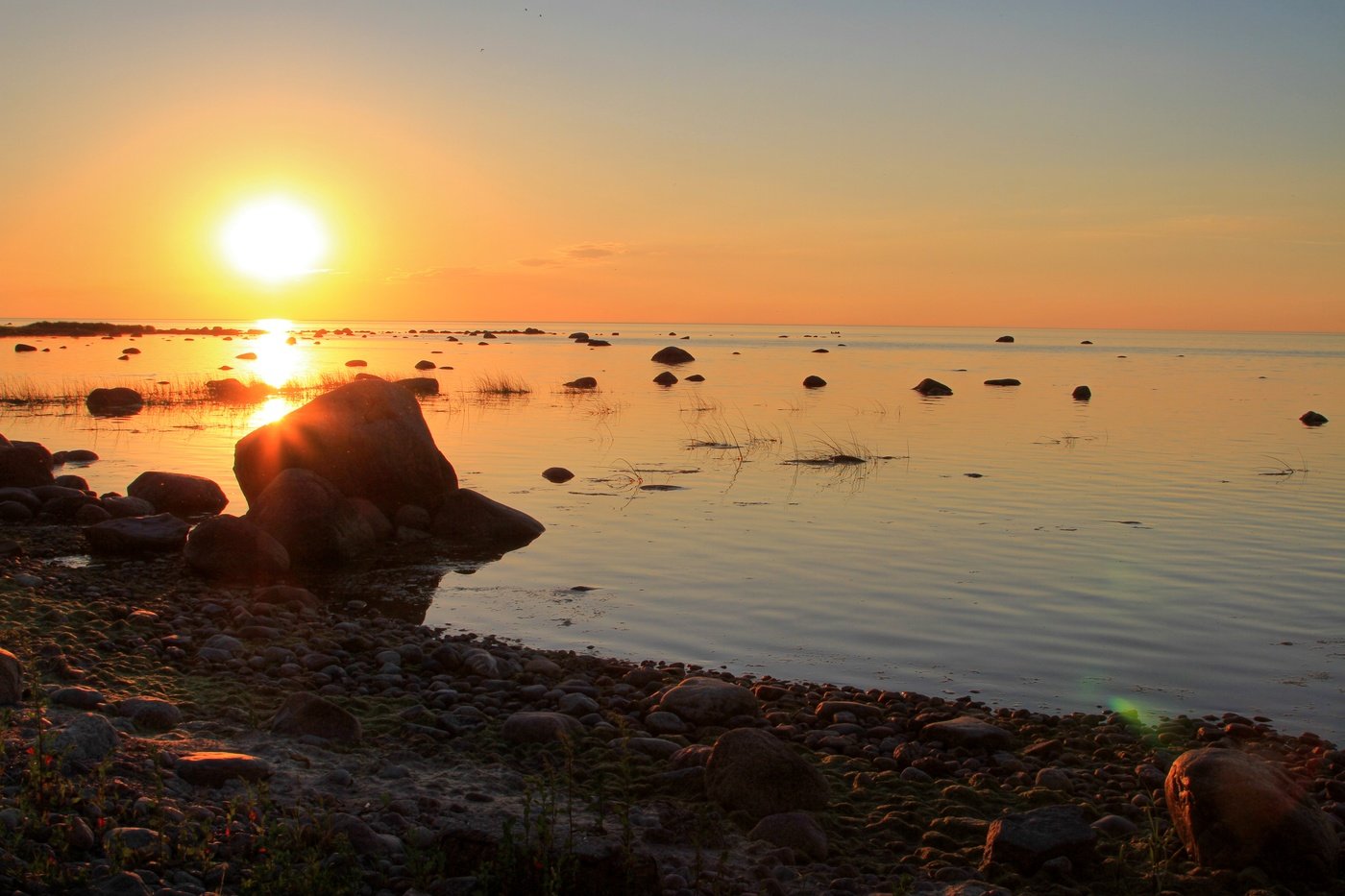 Восход на финском заливе