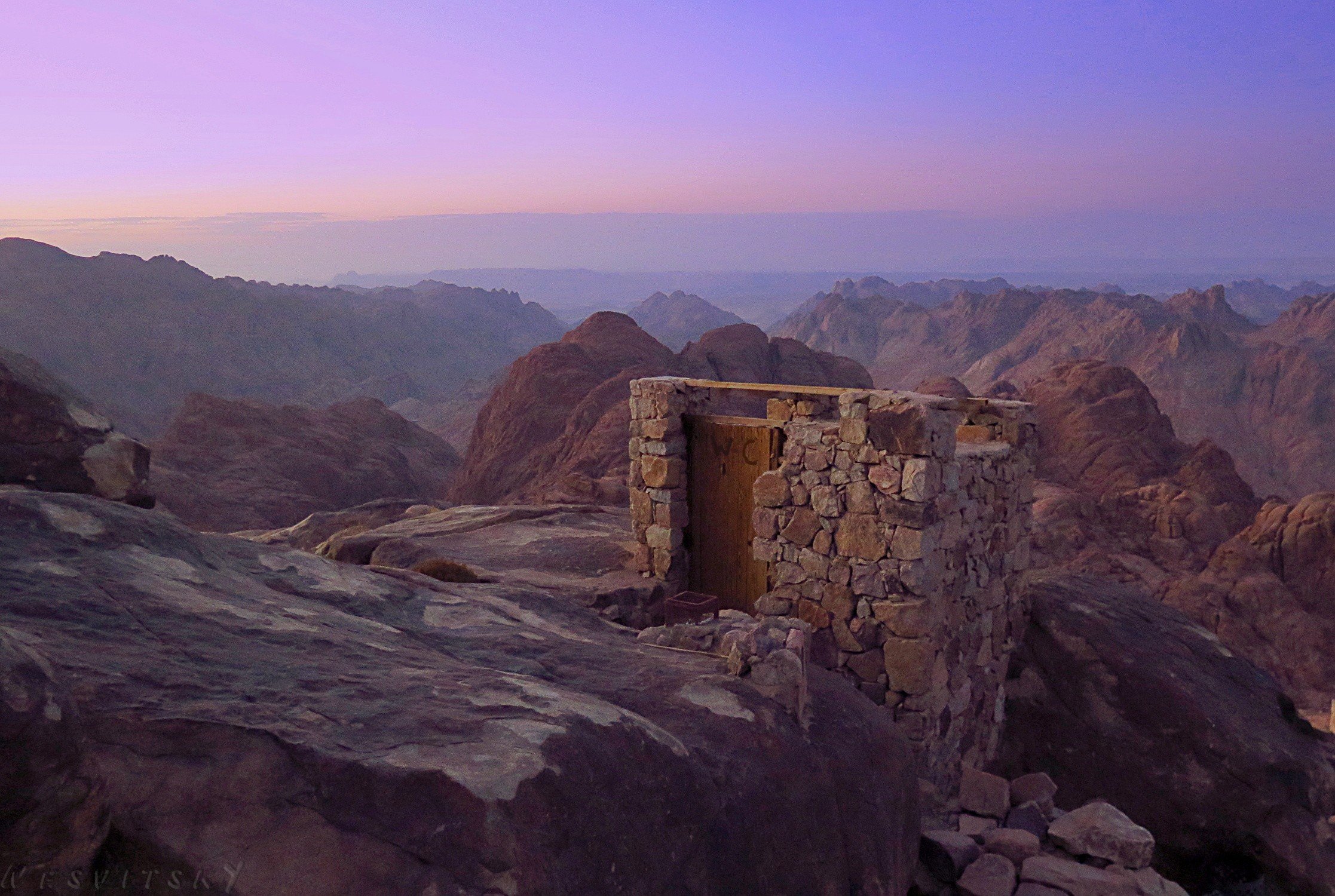 Гора Синай Египет закат