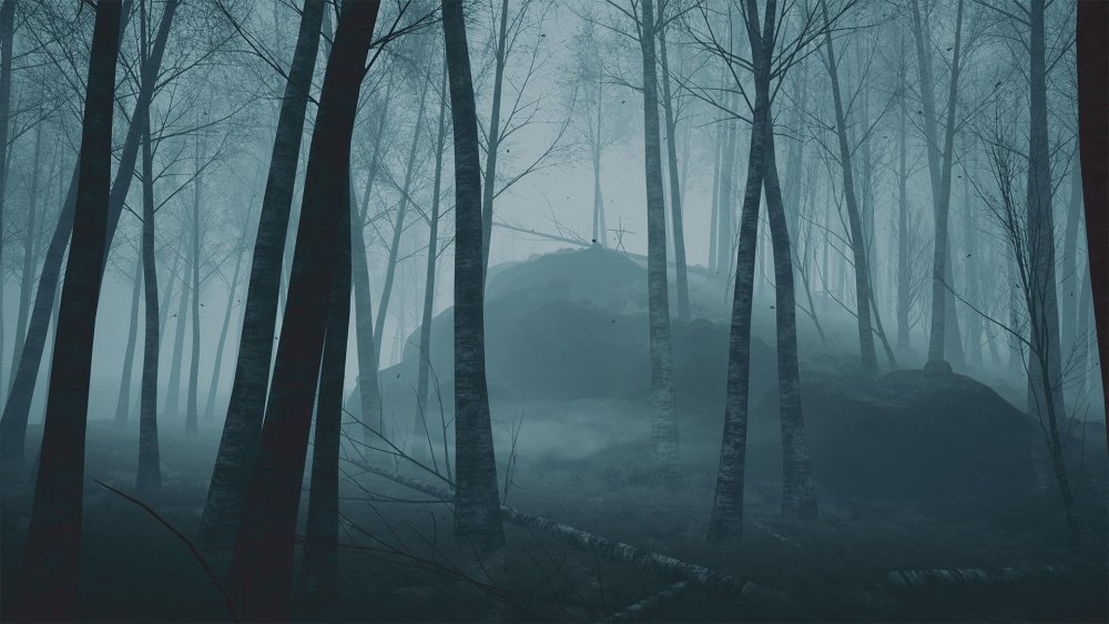 Слендермен в лесу реальность