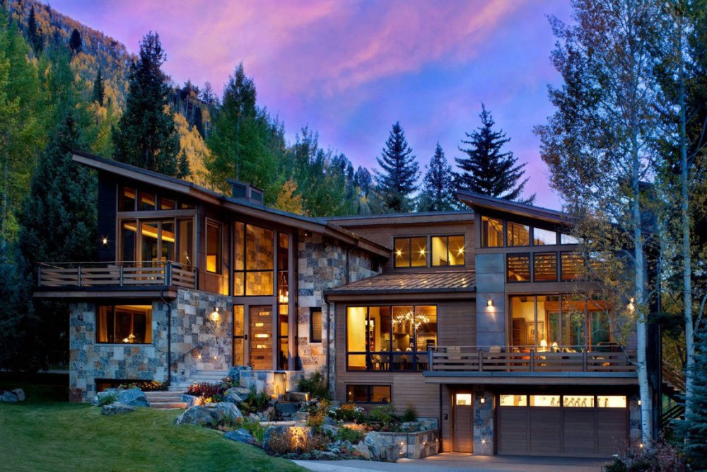 Дом в Колорадо в горах