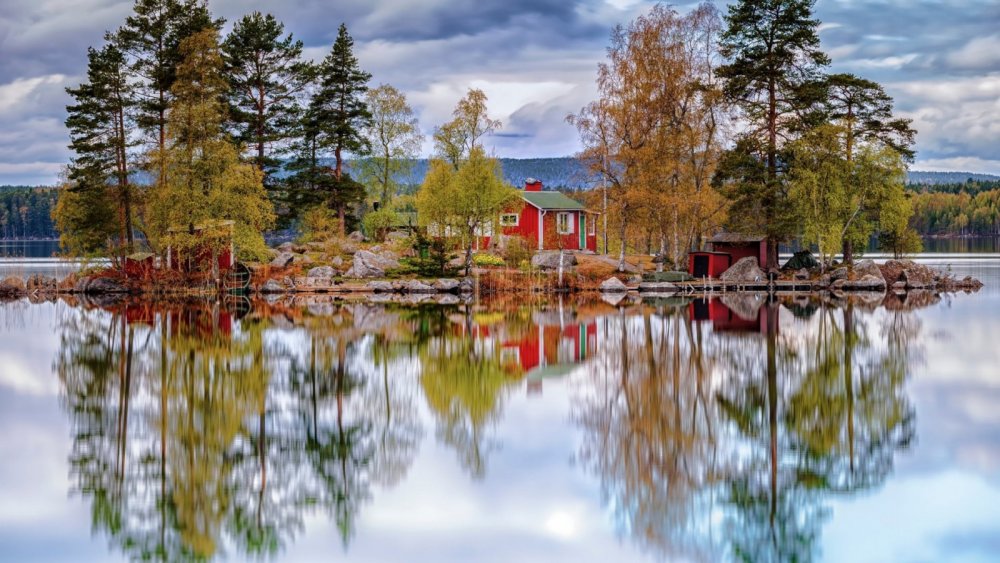 Озеро Оснен Швеция