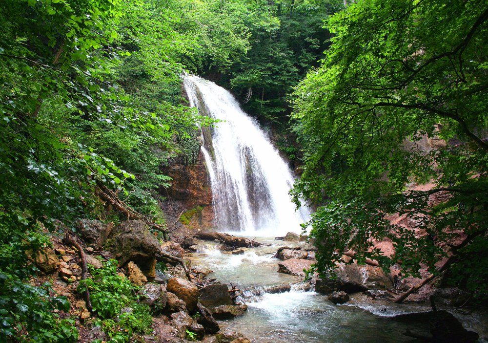 Водопад Джур-Джур лес