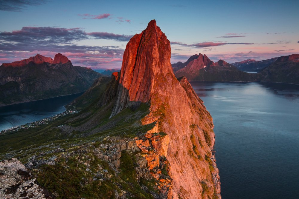 Норвегия скалы горы