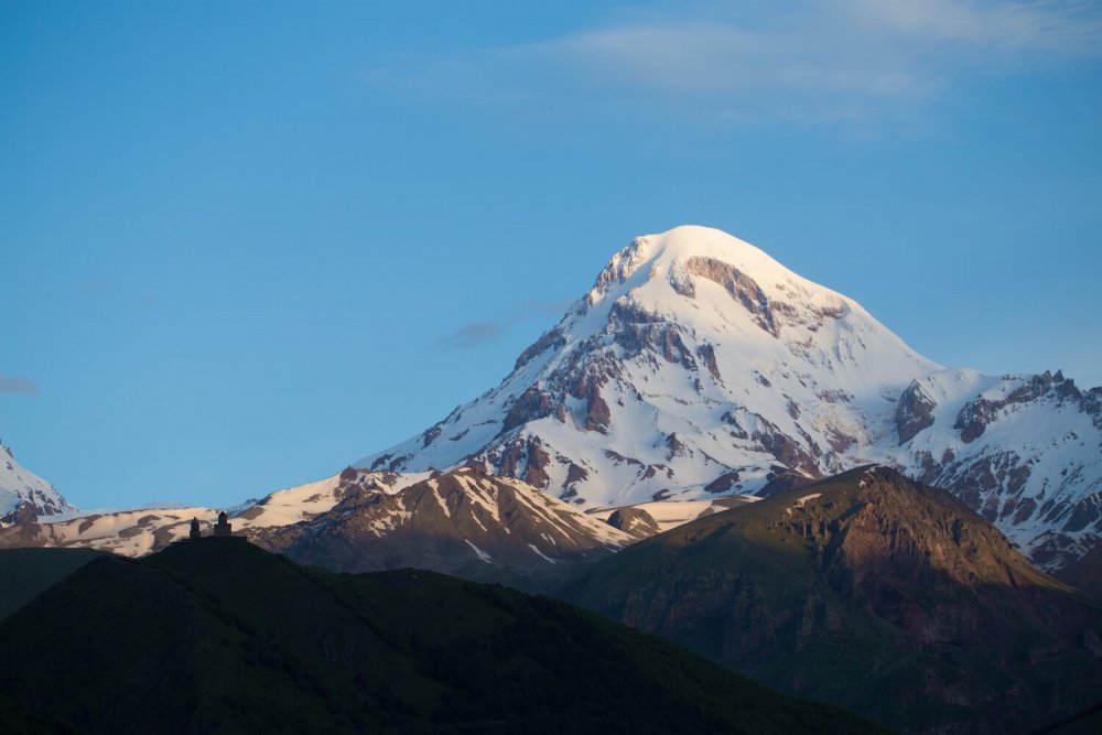 Владикавказ горы Казбек вулкан
