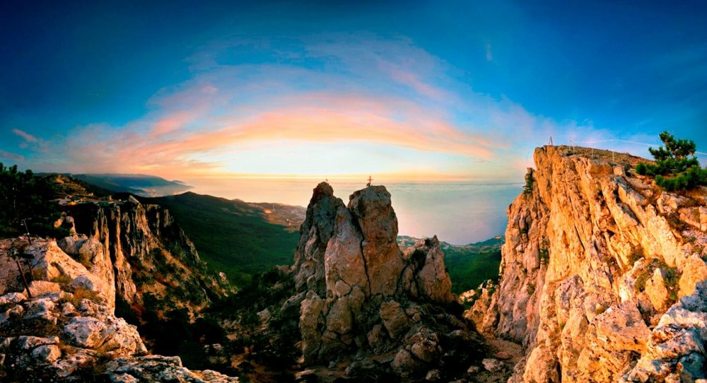 Гора ай Петри панорама