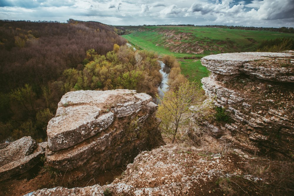 Воргольские скалы в Липецкой области