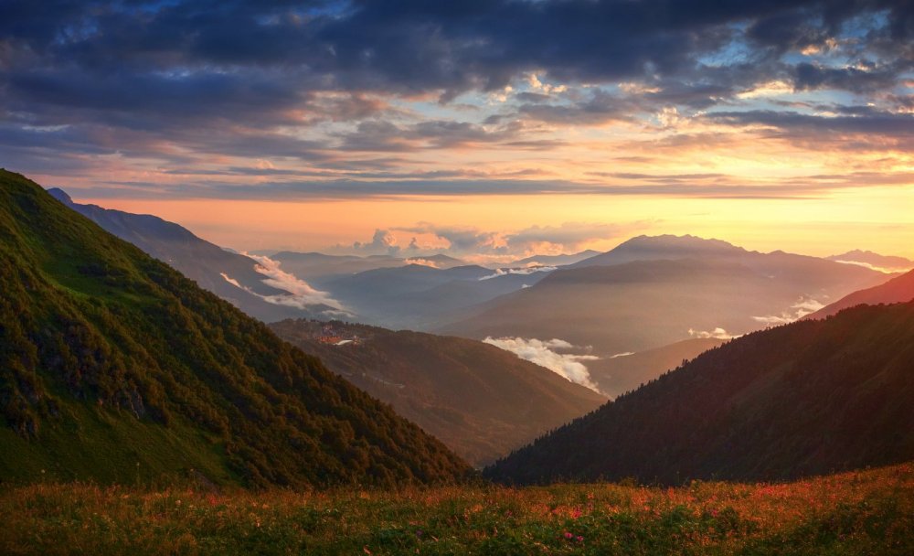 Красивые пейзажи Северного Кавказа