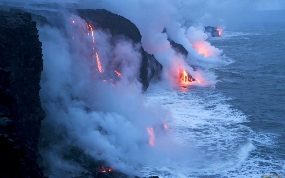 Биг Айленд Гавайские вулканы