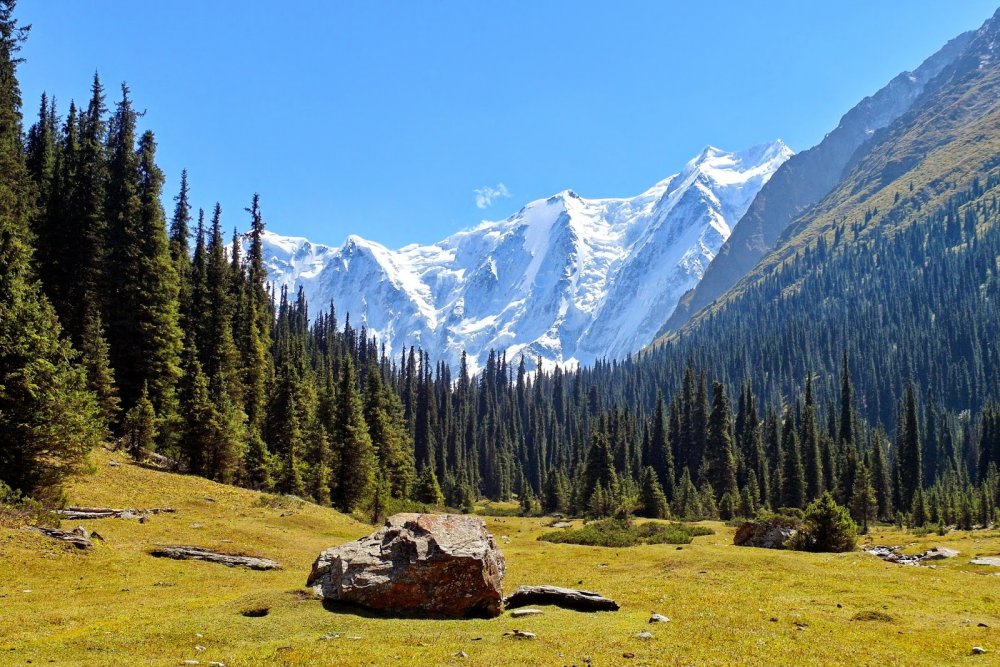 Кыргызстан горный хребет Алатау