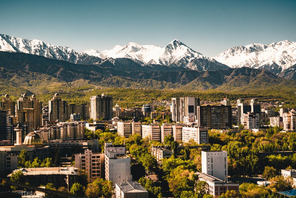 Ландшафт города Алматы