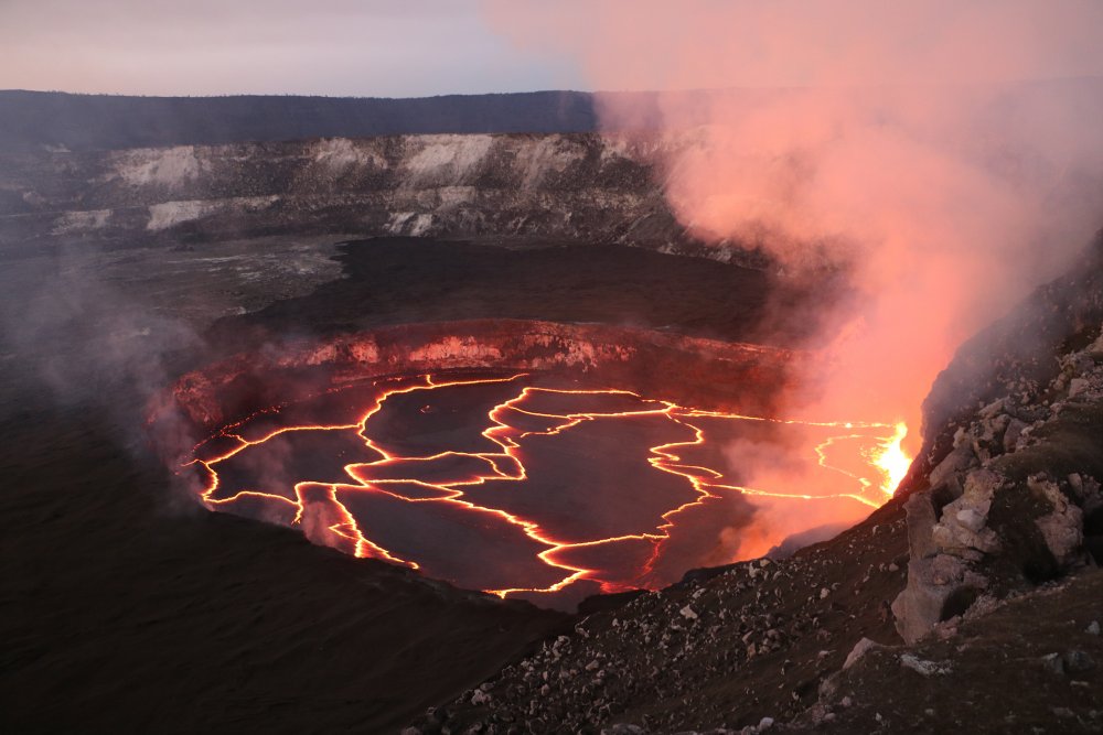 Гавайи вулкан Килауэа кратер извержение