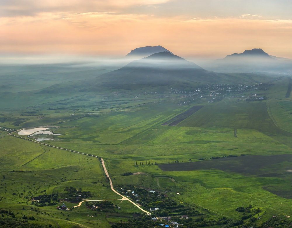 Горы КМВ Машук Бештау железная змейка панорама