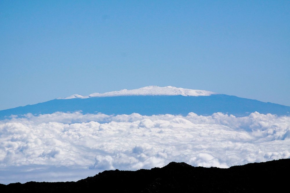 Вершина горы Мауна-Кеа (Гавайи).